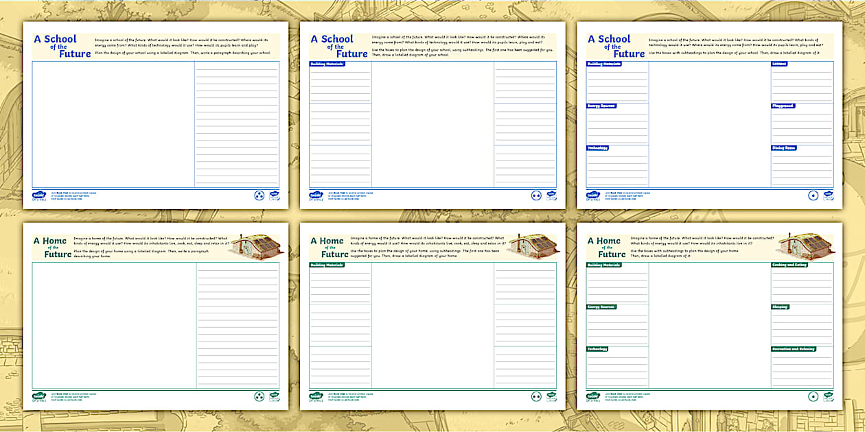 Homes and Schools of the Future: KS2 Design Activity Pack